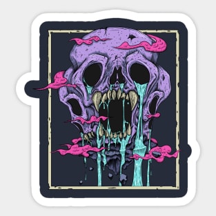 Skull Cave Neverland Sticker